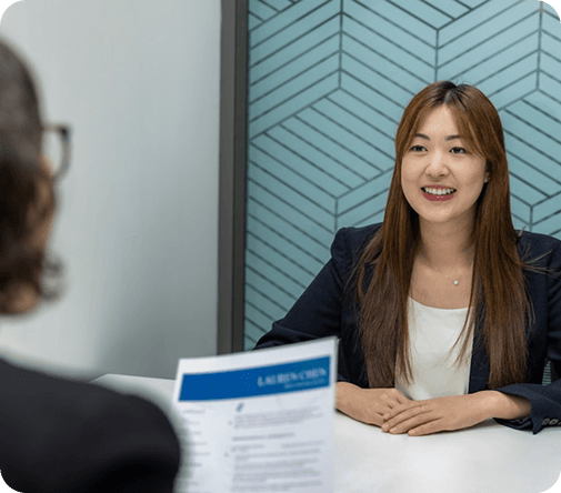 Resume-based mock interview session